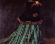 Camille Aka The Woman In A Green Dress - Oscar-Claude Monet